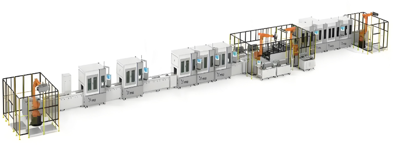 电机自动装配生产线布局结构图