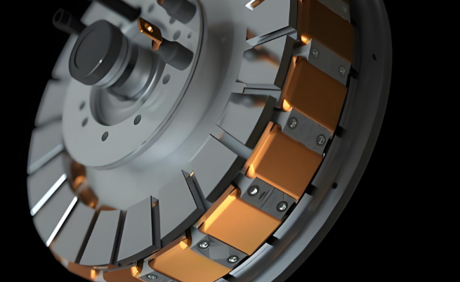 轴向磁通电机扁平结构