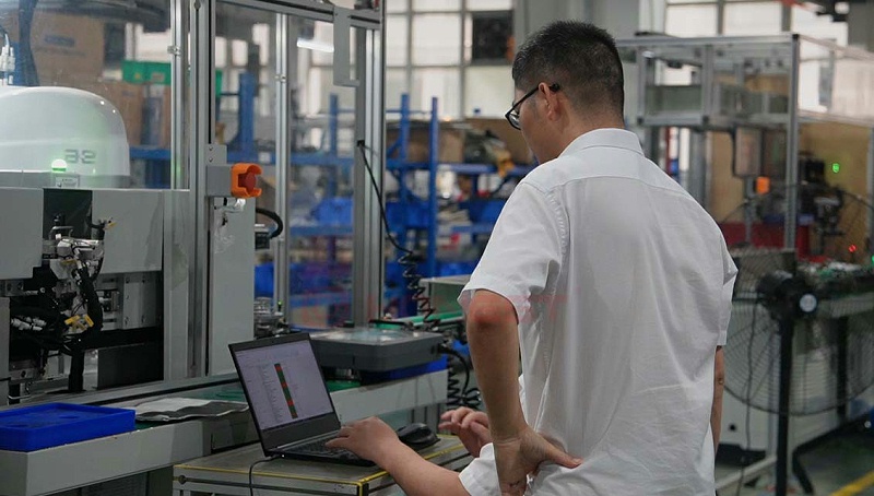 电机自动化设备做数据监测