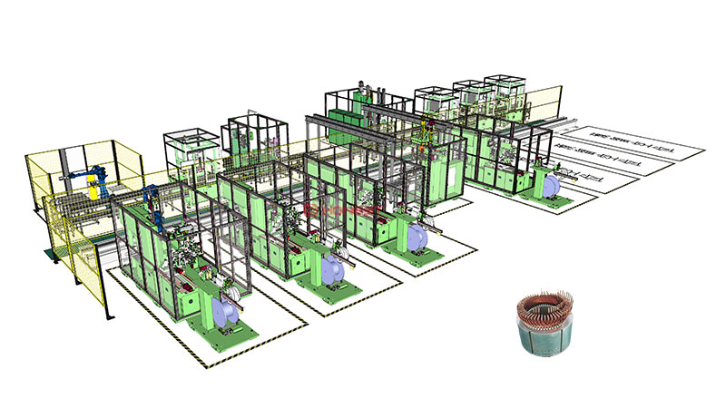 你并不知道的新能源扁线定子生产线信息--为你节省时间！
