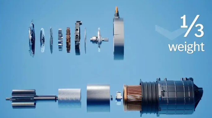 轴向磁通电机&径向磁通电机对比图