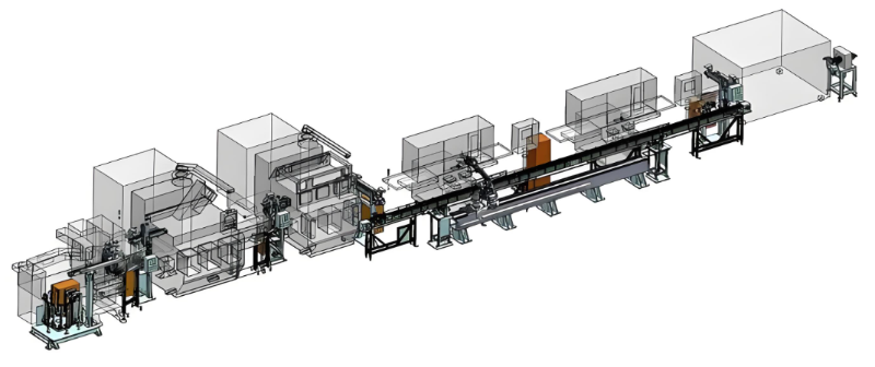 自动化生产线模块化工站线体