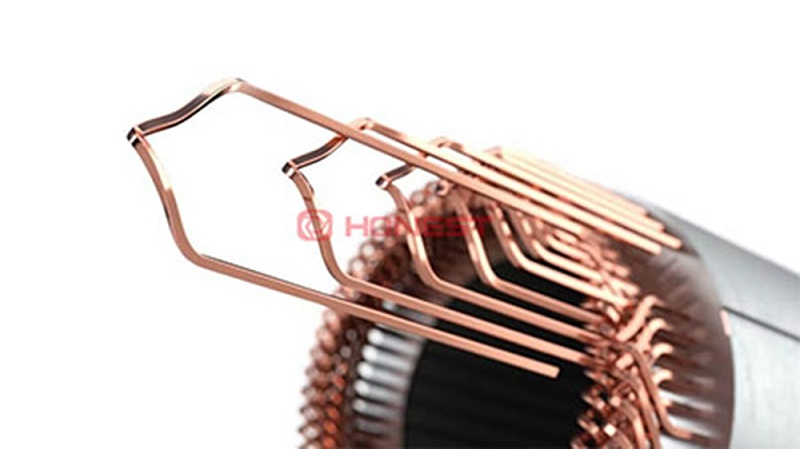 扁线电机制线折弯