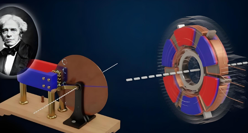 200年前的轴向磁通电机-网图
