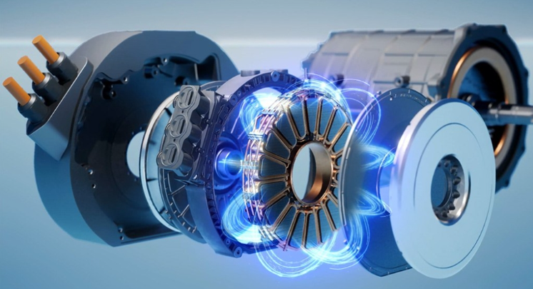 轴向磁通电机爆炸图