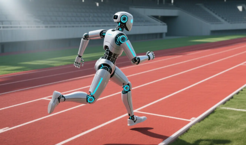 人形机器人跑步